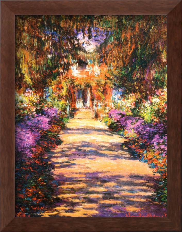 Il Viale Del Gardino-Claude Monet Painting